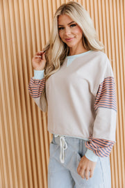 Selva Colorblock Patchwork Long Sleeve | DROPSHIP