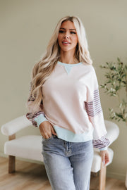 Selva Colorblock Patchwork Long Sleeve | DROPSHIP