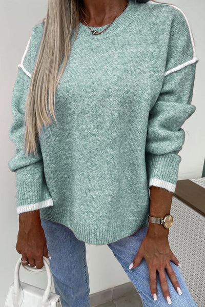 Shanda Crewneck Knit Sweater | Pre Order 6/3