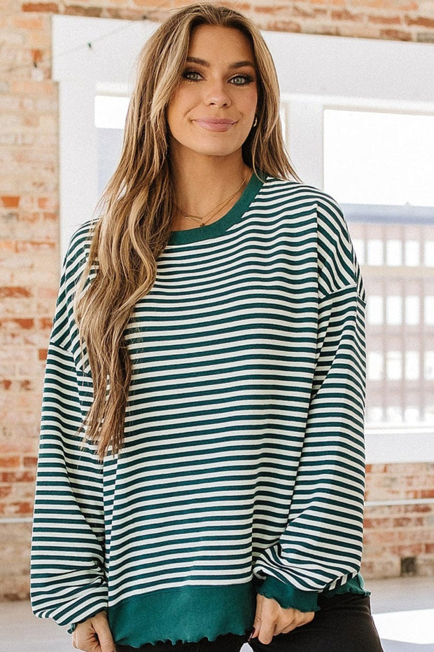 Shaylee Striped Long Sleeve Top | DROPSHIP