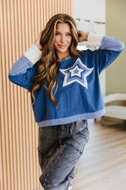 Sienna Patchwork Star Long Sleeve Top