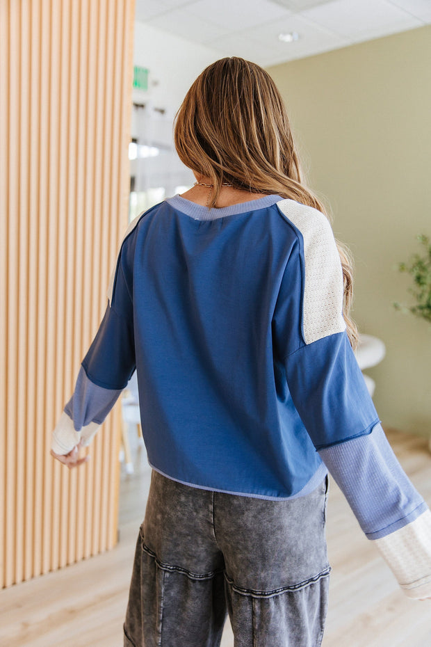 Sienna Patchwork Star Long Sleeve Top