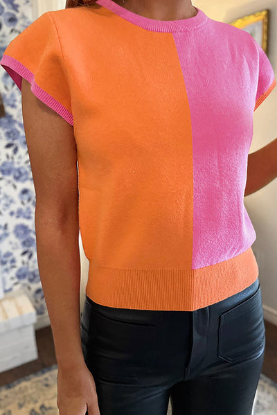 Skyla Color Block Knit Top | S-XL