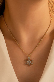 SALE - Snowflake Necklace