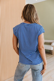 Solara Striped Sleeve Top