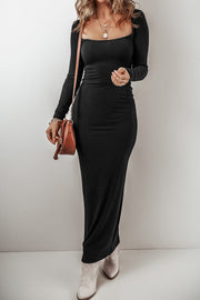 SALE - Stacy Long Sleeve Square Neck Dress