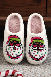 Starry Santa Plush Slippers | DROPSHIP