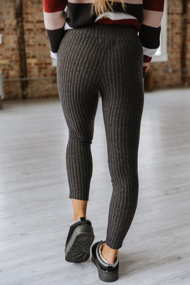 SALE - Sterling Ribbed Knit Leggings | S-XL
