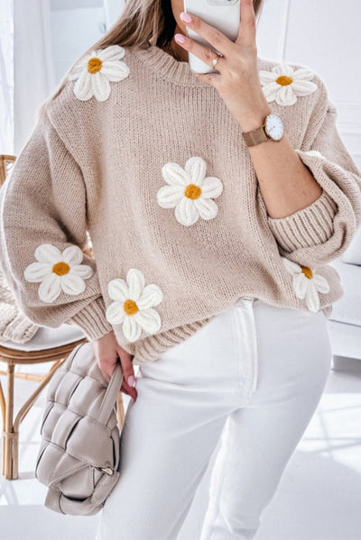 Stormi Flower Sweater | Pre Order 6/10