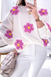 Stormi Flower Sweater