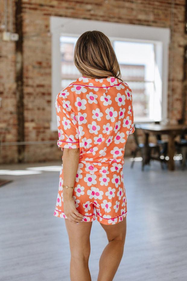 Tabitha Flower Print Pajama Set