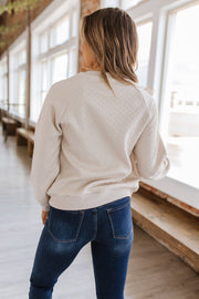 Talon Quilted Long Sleeve Top | S-XL