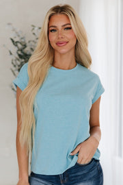 Tate Rolled Sleeve Top