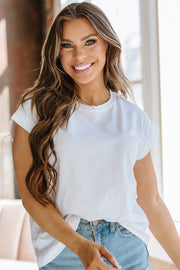 Tate Rolled Sleeve Top