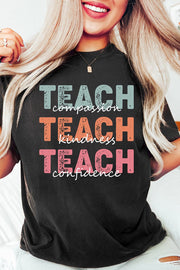 Teach Graphic Crewneck Tee