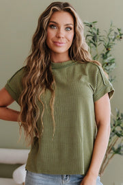 SALE - Teagan Ribbed Knit Top