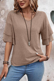 Terence Layered Sleeve Tunic | S-2XL