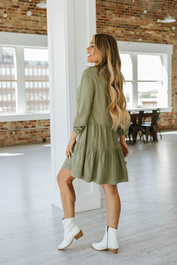 Thompson Pleated Shirt Dress | S-XL | PRE ORDER