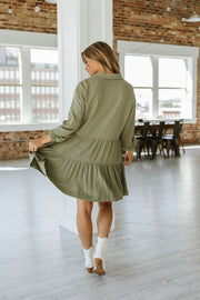 Thompson Pleated Shirt Dress | S-XL | PRE ORDER