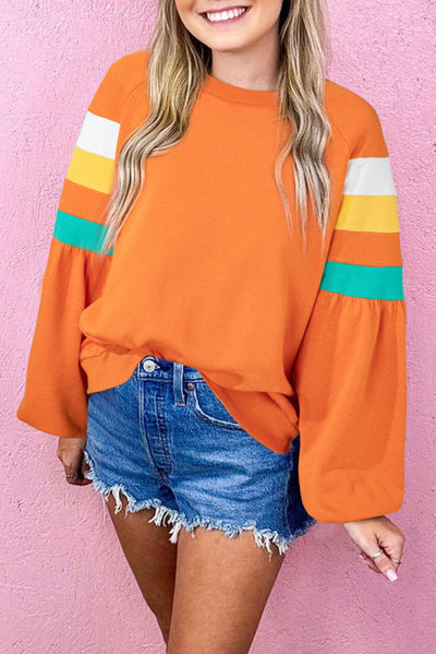 Tien Colorblock Raglan Sleeve Top | S-XL | PRE ORDER