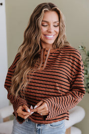 Tina Long Sleeve Henley Top