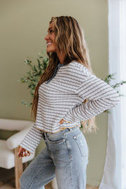 Tina Long Sleeve Henley Top | DROPSHIP