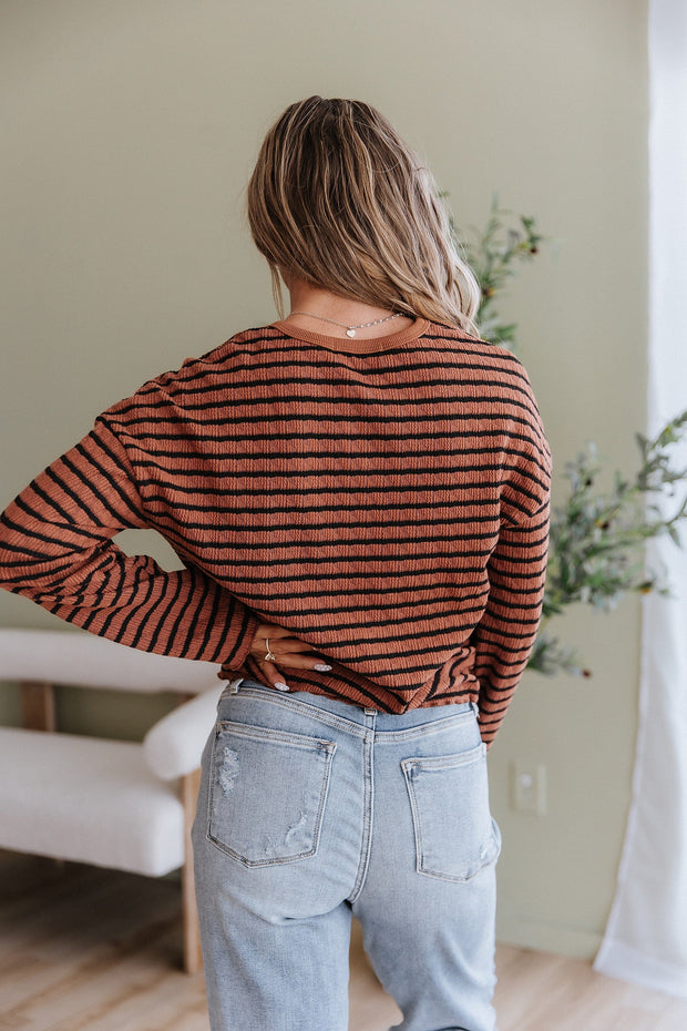 Tina Long Sleeve Henley Top