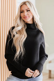 Trevin Dolman Sleeve Mock Neck Sweater