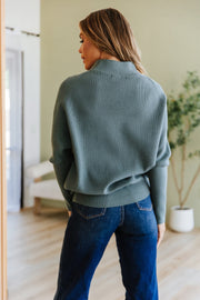 Trevin Dolman Sleeve Mock Neck Sweater