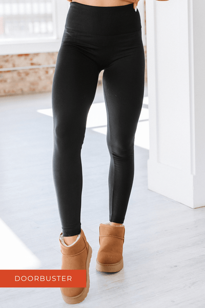 Tummy Control Fleece Leggings