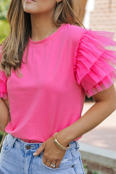 SALE - Wade Ruffle Sleeve Blouse | Size Small