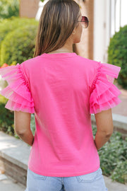 SALE - Wade Ruffle Sleeve Blouse | Size Small