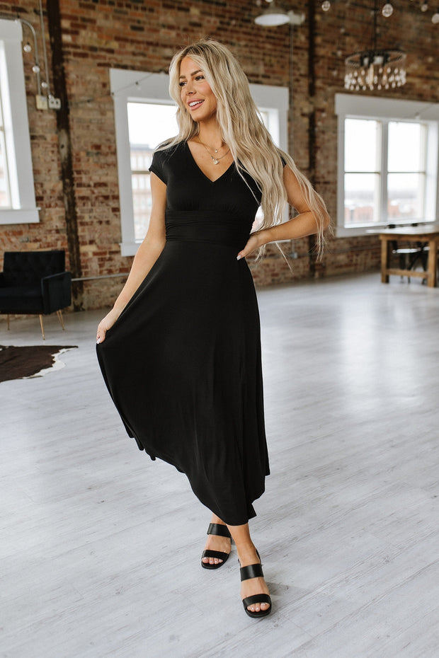 Walter V-Neck Maxi Dress | S-XL | PRE ORDER