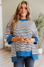 Wanda Colorblock Striped Tunic