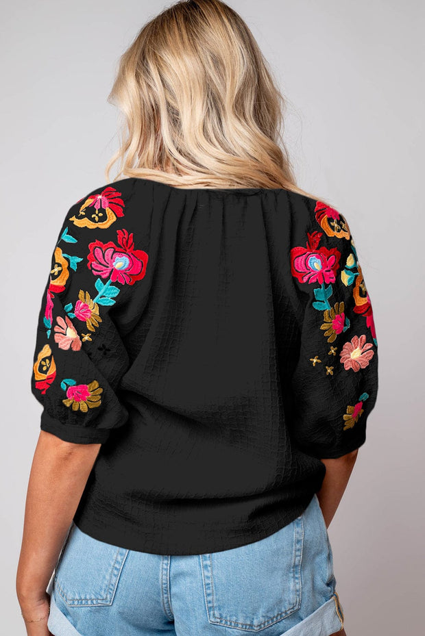 SALE - Waverly Embroidered Blouse | Size Small