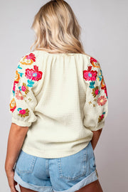 SALE - Waverly Embroidered Blouse | Size Small