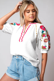 SALE - Waverly Embroidered Blouse | Size Small