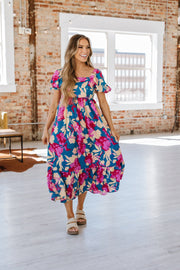 Weaver Floral Maxi Dress | S-2XL