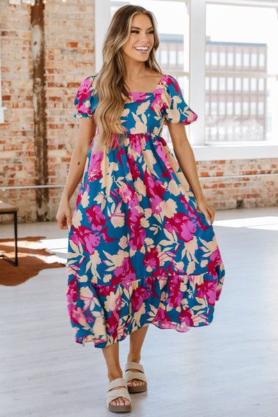 Weaver Floral Maxi Dress | DROPSHIP