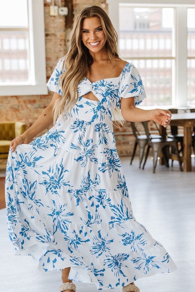 Rumi Bubble Sleeve Maxi Dress | S-XL