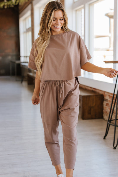 SALE - Madeline Crop Pants Set | Size Small