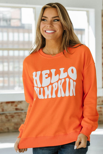 Hello Pumpkin Graphic Sweatshirt | S-XL