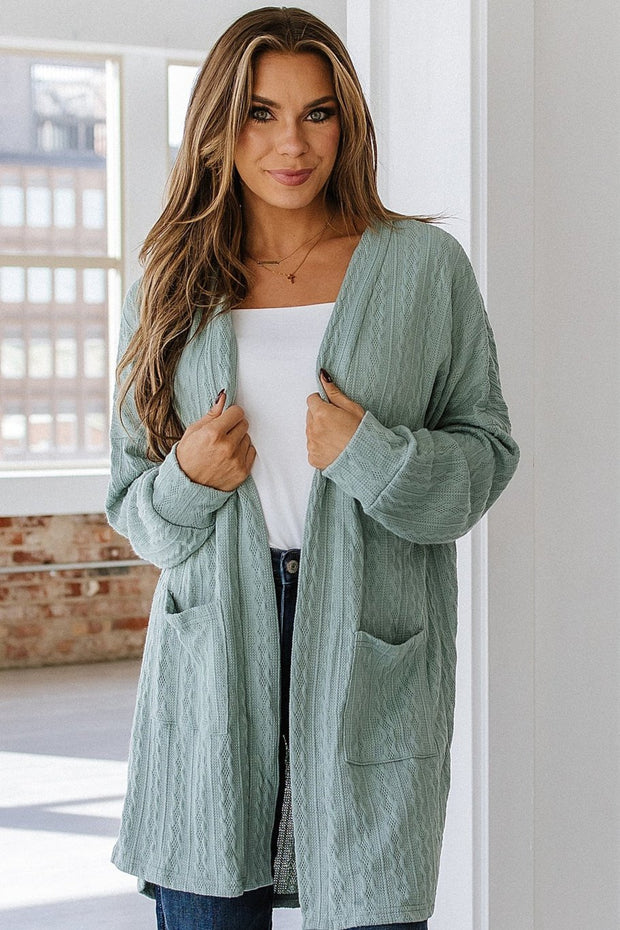 Jerilyn Textured Knit Cardigan | S-XL