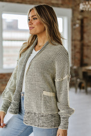 Sissy Knit Contrast Cardigan | S-2XL