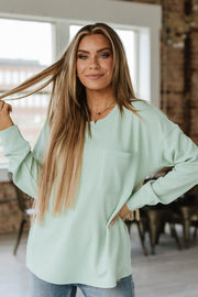 Maisey Ribbed Long Sleeve Top | S-2XL