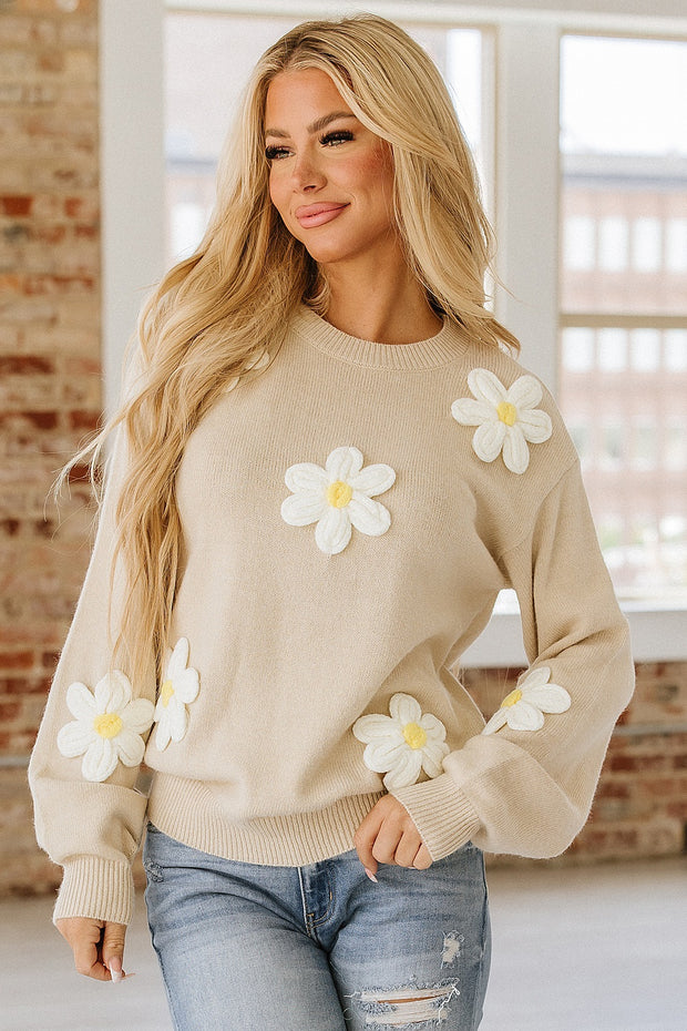 Stormi Flower Sweater | S-XL | PRE ORDER