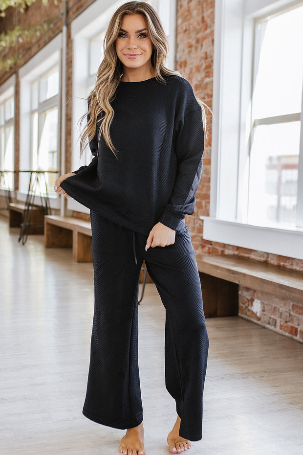 Alex Textured Long Sleeve Set | S-2XL | PRE ORDER