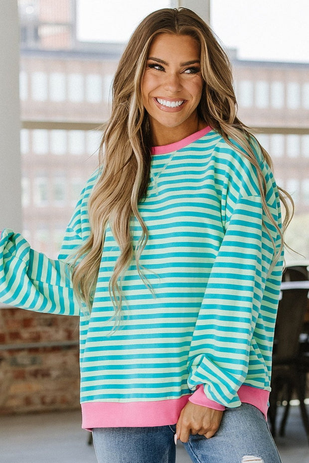 Rhonda Striped Oversized Pullover | S-XL | PRE ORDER