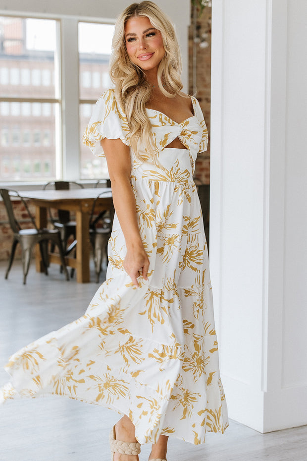 Rumi Bubble Sleeve Maxi Dress | S-XL | PRE ORDER