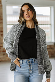 Sissy Knit Contrast Cardigan | S-2XL